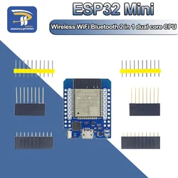 For Wemos Mini D1 ESP8266 ESP32 ESP-32S WIFI Bluetooth CH9102X CH9102 Development Board Module For Arduino With Pins