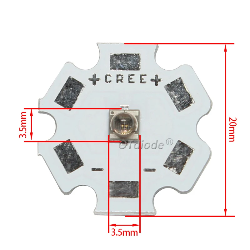 5pcs 3W 3535 SMD ad alta potenza 30/60/120 gradi infrarossi IR 850nm LED lampada laser a infrarossi per visione notturna apparecchiature di