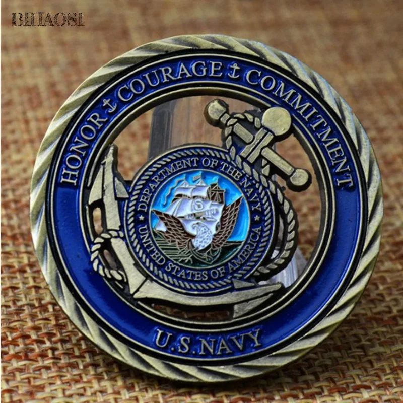 Commemorative Coin Boat Anchor imitation ancient coin craft Coin Commemorative Badge Metal Badge Commemorative Badge Collection