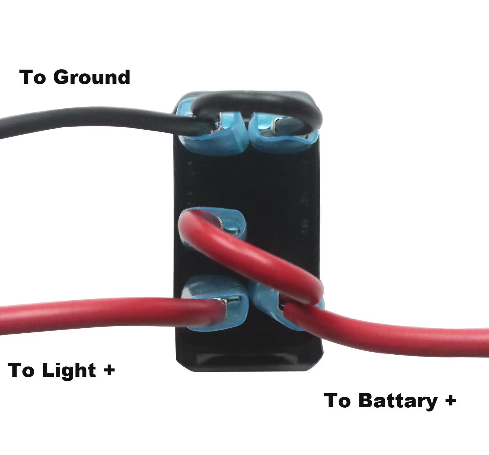 Winch Power Car Boat SPST Rocker Toggle Switch Red Led 5 Pins On Off 12V 20A 24V 10A for Carling ARB Narva 4x4 Style view 5