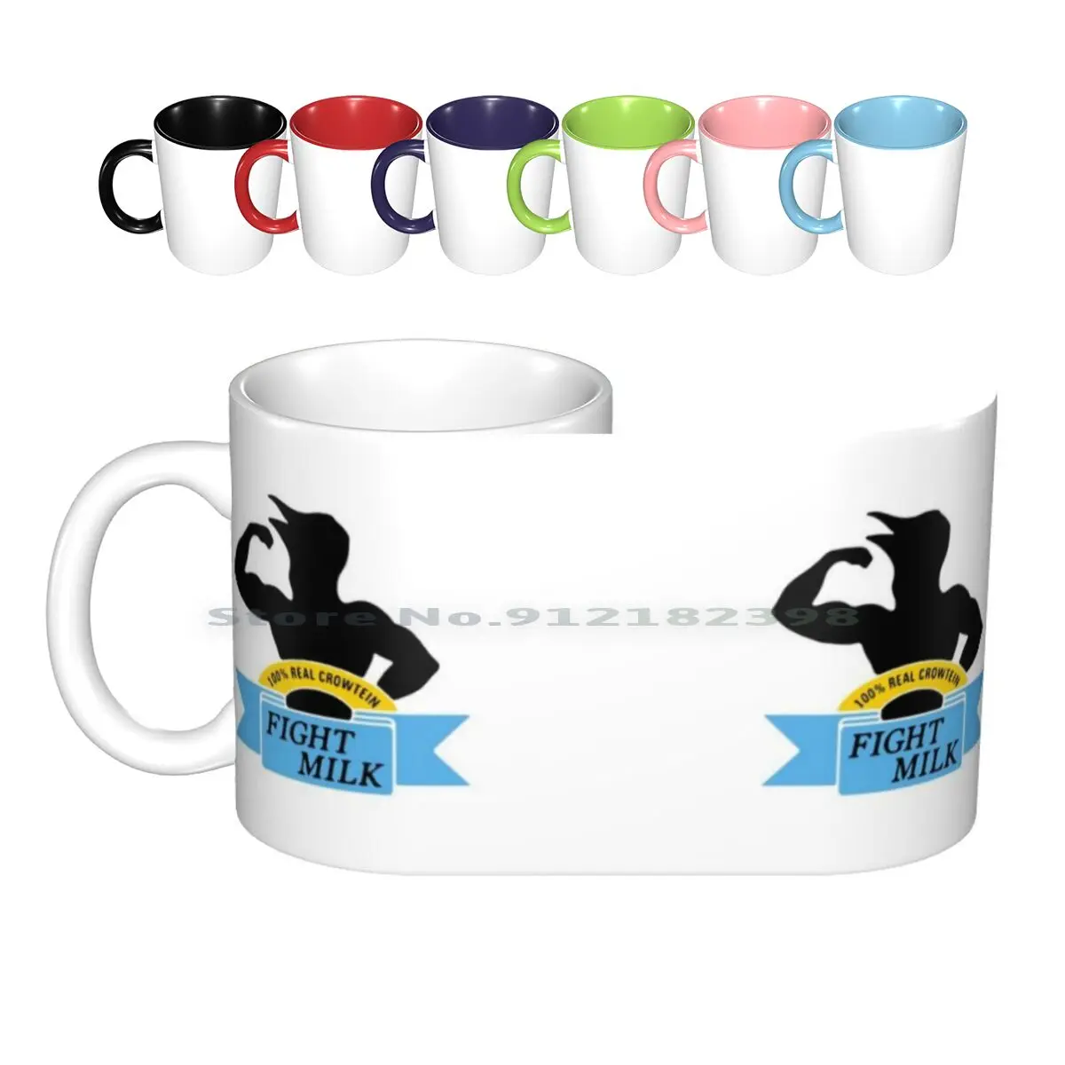 Fight Milk-For Bodyguards , By Bodyguards Ceramic Mugs Coffee Cups Milk Tea Mug Fight Milk Always Sunny Crowtein Franks Fluids