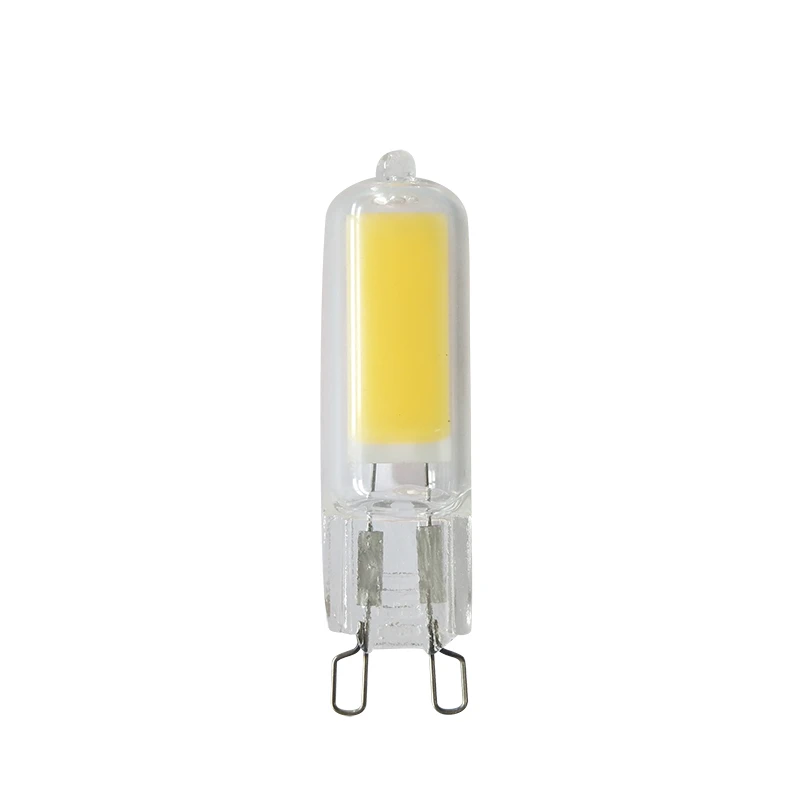 Super Bright G9 LED Lamp 6W 9W 12W Glass COB Light Bulb 360 Beam Angle For Home Lighting AC 220V 240V LED Spot Light G9 COB Bulb