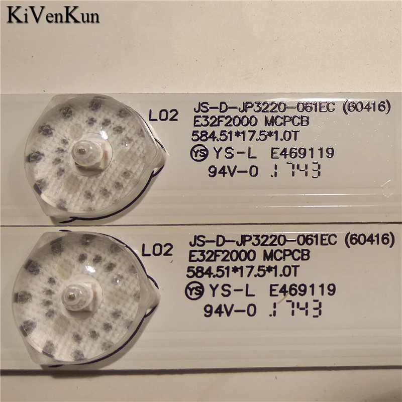 Imagem -05 - Faixas de Led para Retroiluminação de tv para Vekta Ld32sr4215bt de 32 Polegadas Faixas de Led para Artigo