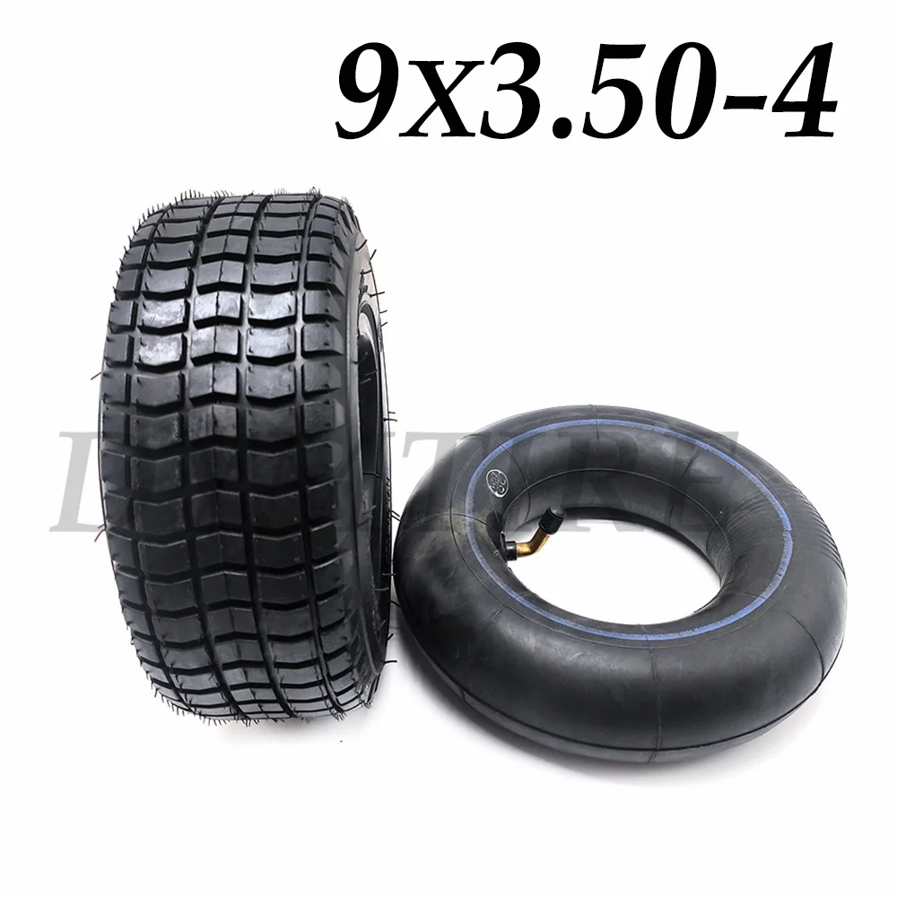 9x3.50-4 Tire for Electric Scooter Mini Motorcycle Karting 9 Inch 3.50-4 Wear-Resistant Inner Tube Outer Tyre