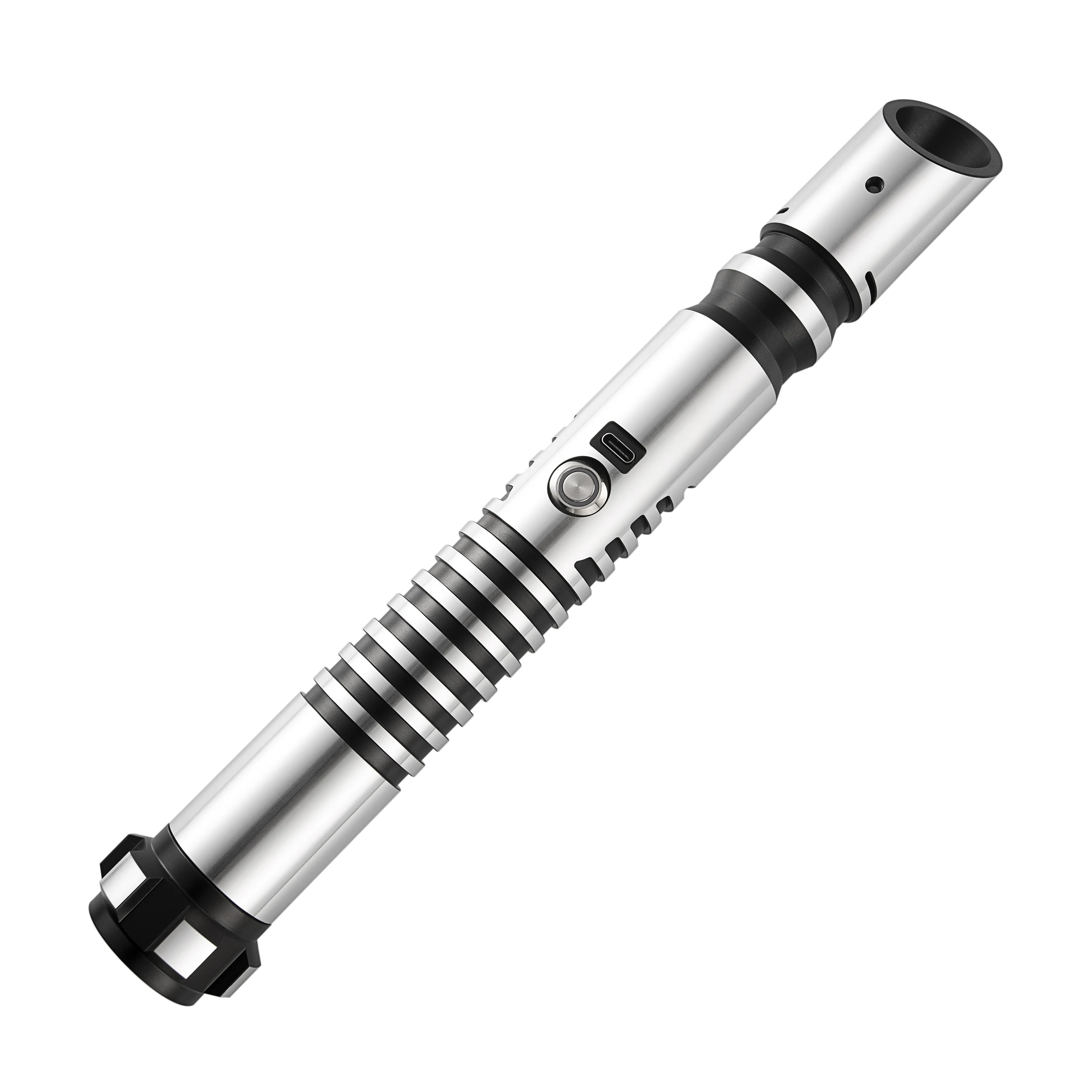 

DamienSaber Lightsaber Empty Hilt Heavy Dueling Metal Handle without Electronic Kit or Blade