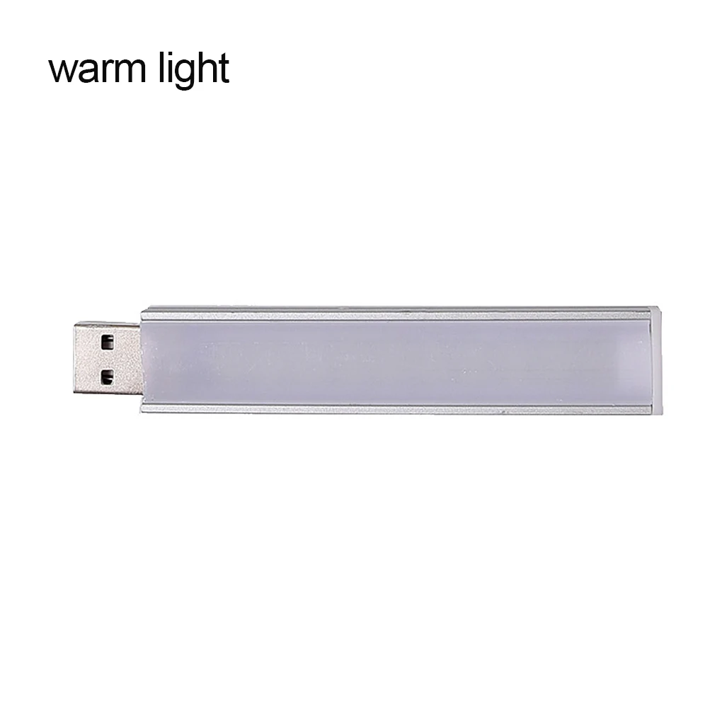 Computer Light USB LED Book Reading Lamp Energy-saving Portable Camping Laptop Light, White Light