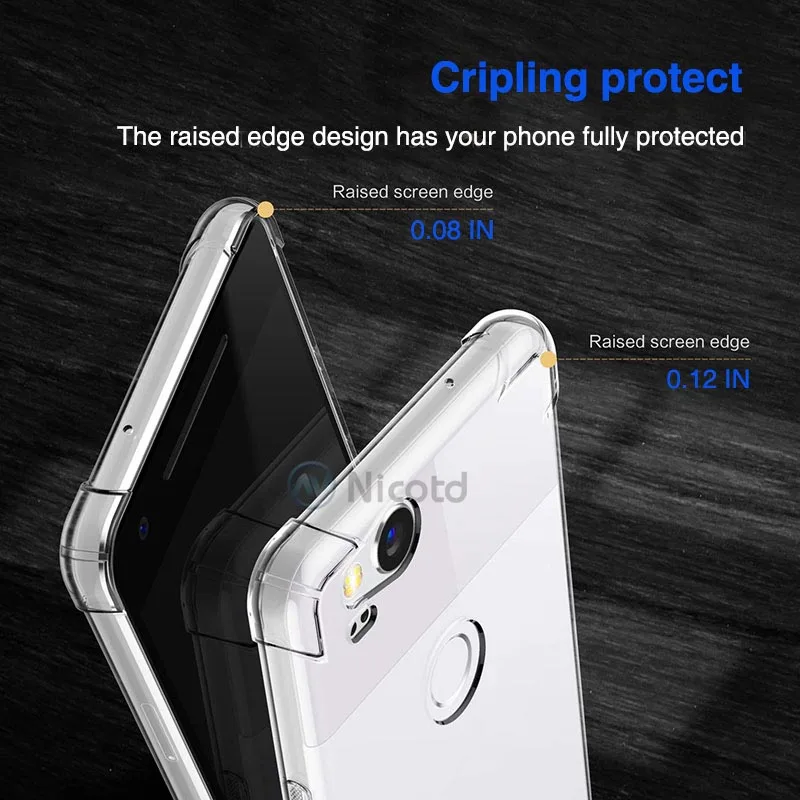 Transparent Case For Google Pixel 2 XL 5 4A 5G Soft TPU Silicone Clear Back Coque Case Cover For Google Pixel 3XL 3axl 3a 3 2 4