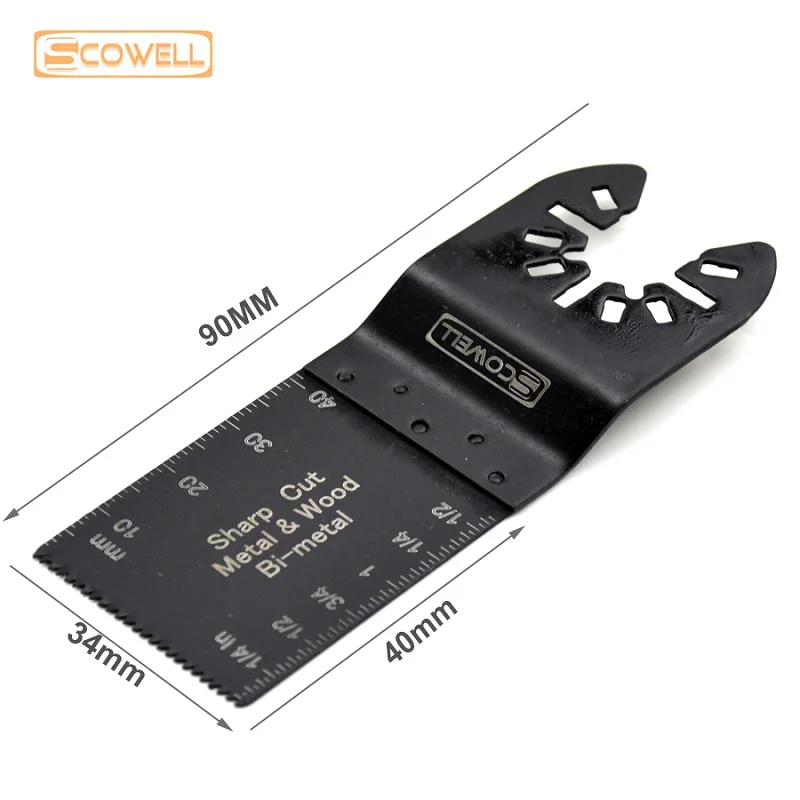 Kit d'outils oscillants pour la coupe du bois, scie sauteuse, outils électriques multimaster, lame de scie multiple, machine plongeante, 40 pièces