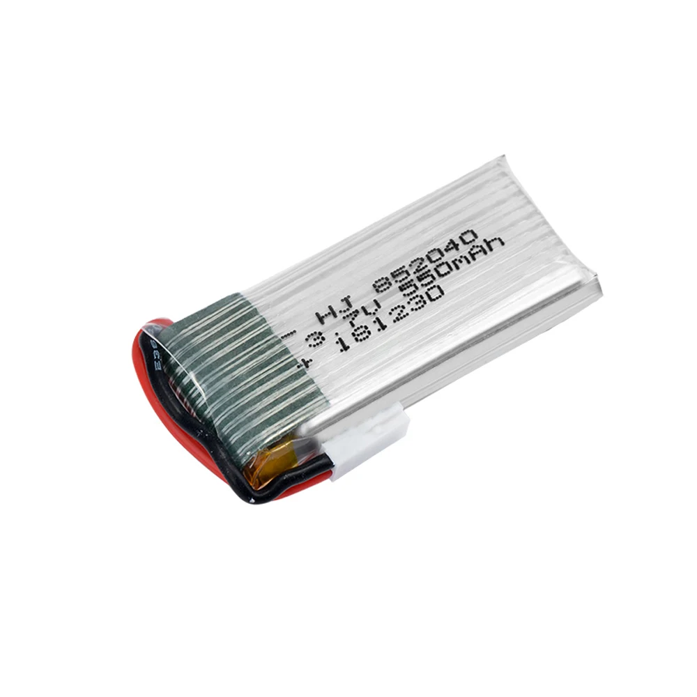 Batterie Lipo avec chargeur USB pour importateur quadricoptère RC, 3.7V, 550mAh, JXD 523, 523W, H43WH, 852040, 4 pièces