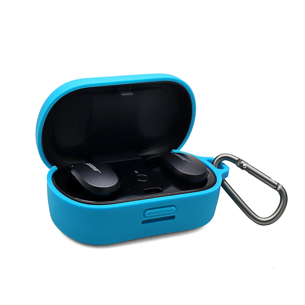 耐衝撃性保護シリコンケース,便利な防衝撃ケース,静かで快適,ノイズキャンセル,カラビナ付き