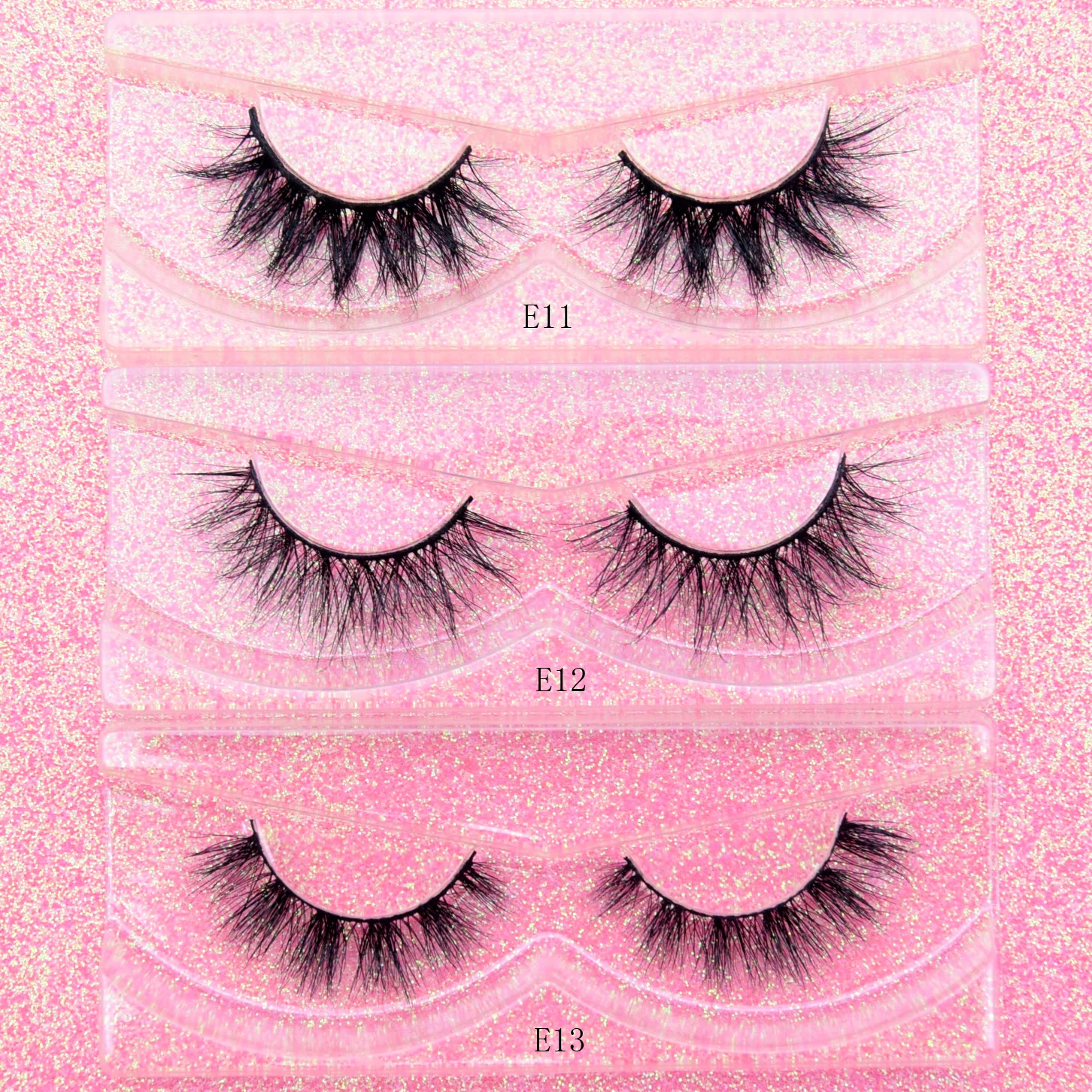 Visofree Makeup Eyelashes 3D Mink Lashes Fluffy Soft Wispy Volume Natural long Cross False Eyelashes Eye Lashes Reusable Eyelash