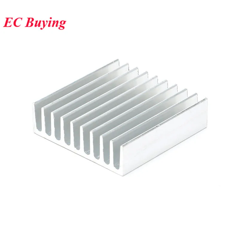 5Pcs/1pc 35*35*10MM Heatsink Radiator Cooling Fin Cooler Aluminum Heat Sink for Transistor PCB PBC IC Chip LED 35x35x10MM