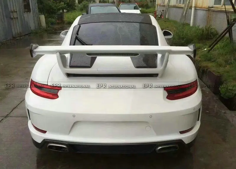 

FRP Trunk Wing Set For Porsche 911 991.1 991.2 GT3 Style Glass Fiber Trunk with Rear Spoiler(For Carerra)Racing Trim For Porsche