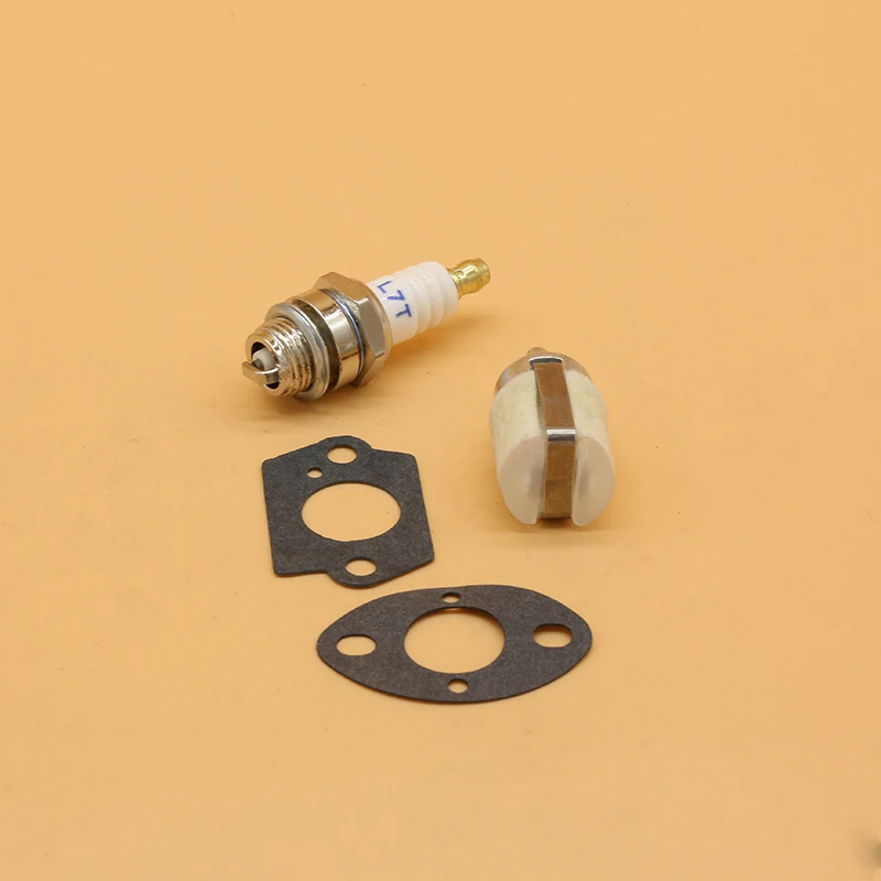 Filtro de combustível spark plug gaxeta kit apto para o parceiro 350 351 mcculloch mac 335 435 440 jardim motosserra a gás peças reposição