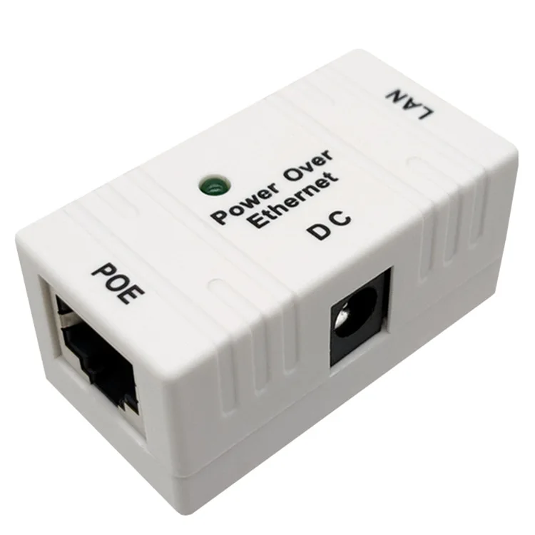 10pcs RJ-45 Injector Splitter POE Power Over Ethernet  Wall Mount Adapter For IP Camera