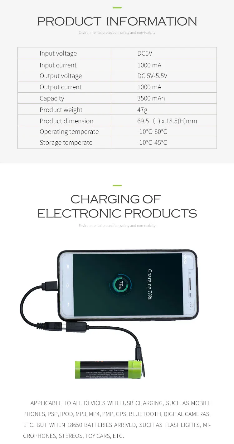 3PCS  MP3 / MP4 Player  baterias recargables litio   Standard Battery  Camera Intelligence Li-ion Rechargeable Battery