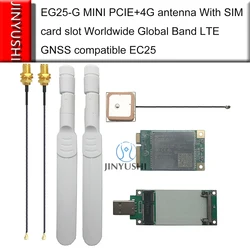 Quectel EG25-G MINI PCIE+4G antenna With SIM card slot Worldwide Global Band LTE GNSS EG25GGB EG25-GB compatible EC25