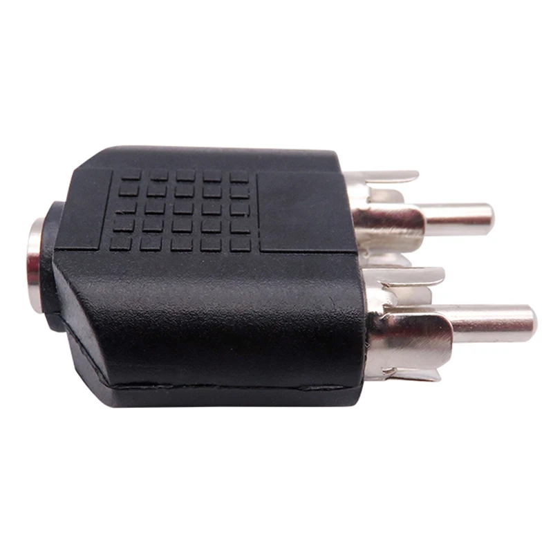 เสียง3.5มม.ถึง2RCA อะแดปเตอร์3.5หญิง2RCA แปลงอะแดปเตอร์ชายแจ็คสเตอริโอหญิงถึง2 RCA ชายแจ็ค Audio Connector