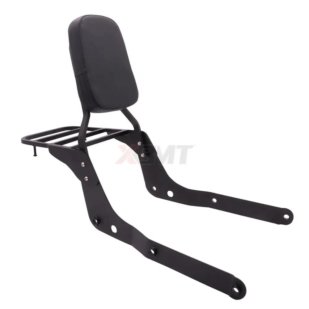Motorcycle Backrest Sissy Bar Luggage Rack For Honda Shadow Aero 750 VT750 VT750C 2004-2022