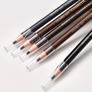Waterproof Microblading Permanent Makeup Eyebrow Pencil Lip Design Eye Positioning Tattoo Pen Pencil Black Tools Marker Liner