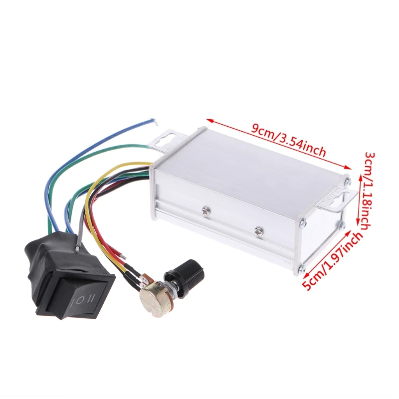 12V 24V 36V 48V SoftStart Reversible Motor Speed Control PWM Controller PWM L15