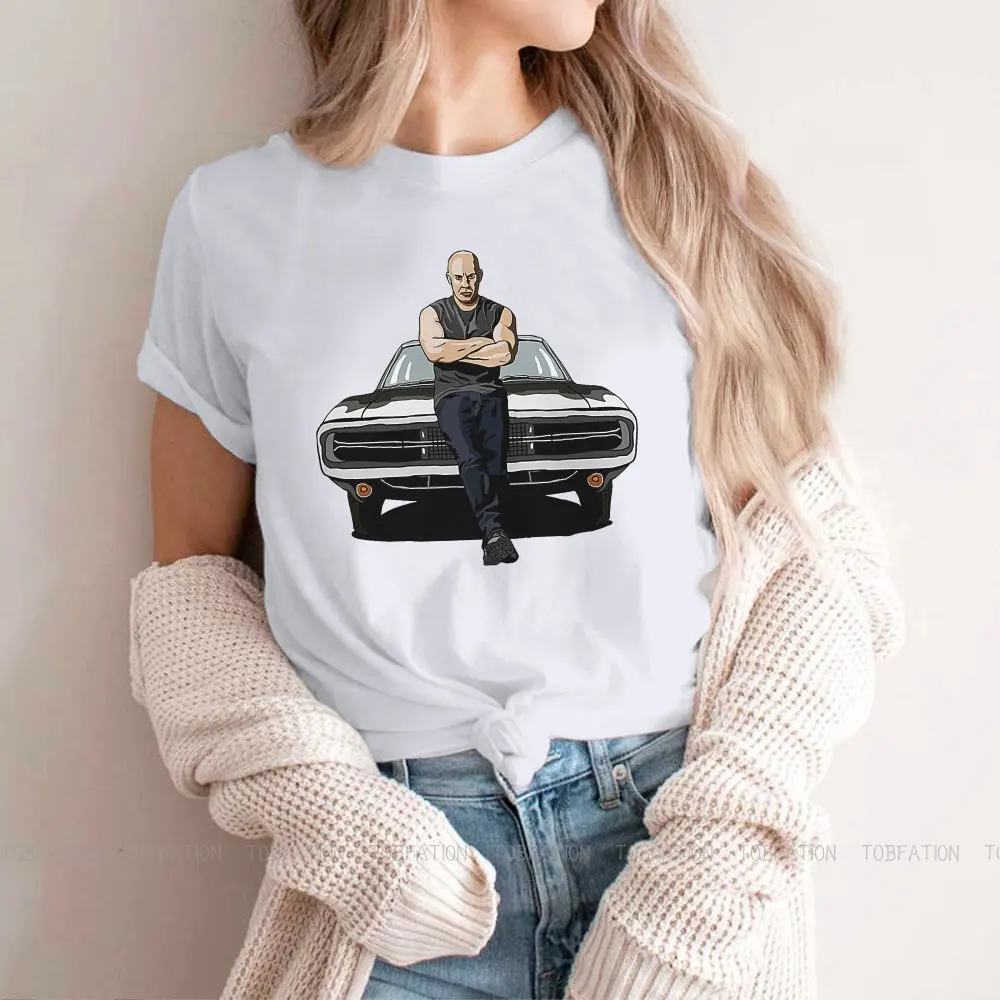 Domenic Torento's Dodge Kawaii Girls Women T-Shirt Fast and Furious Blusas Harajuku Casual Short Sleeve Vintage Oversized Tops