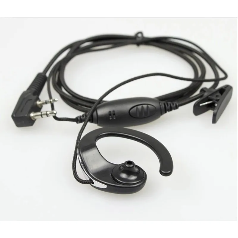 Oppxun  Earphone For Baofeng UV-5R Two Way Radio black