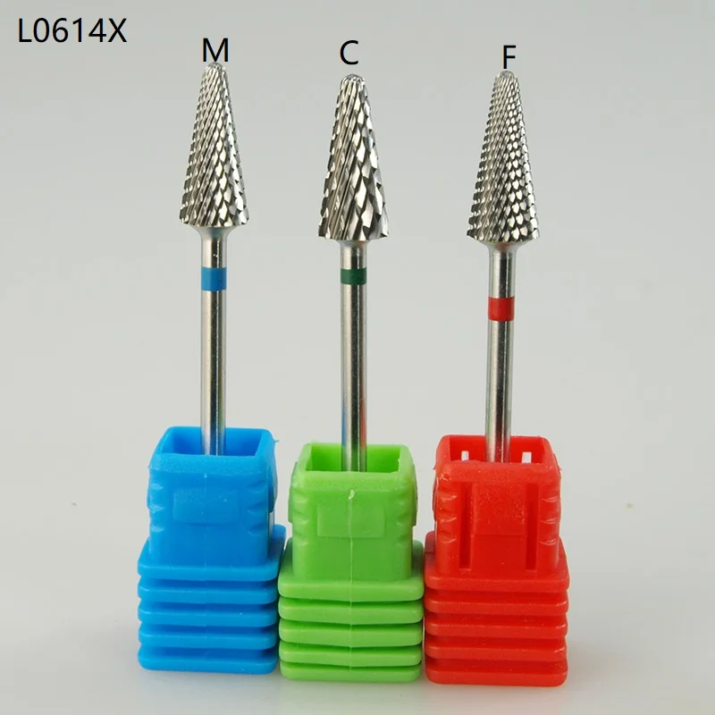 EasyNail~3/32 '' Tungsten steel Nail Drill Bit nail file Carbide Nozzle Gel remover Nail Cleaner Millings Bit M0413