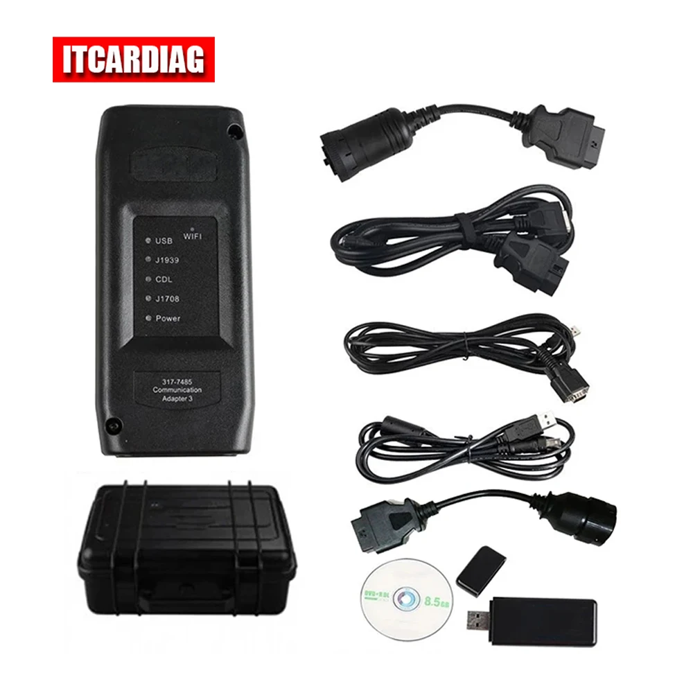 

CAT ET3 Adapter III 2023A 2022A 2019A CAT ET 3 truck diagnostic tool 9 PIN 14 PIN CAT III Communication Adapter III with WIFI