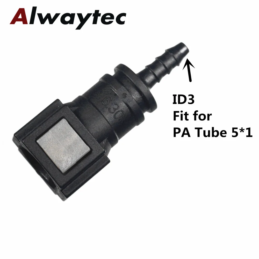 6.35mm 연료 퀵 커넥터 1/4 ''나일론 파이프 메탄올 호스 연결 오토바이 자동 디젤 차량 연료 SCR 시스템 ﻿