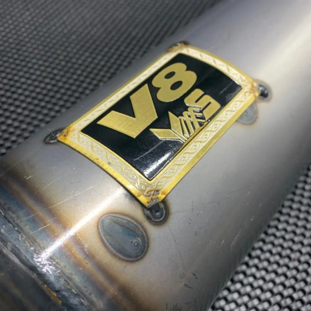 BWS100 Exhaust Pipe 100-125cc 4VP 100cc 125cc Muffler Racing Tuning Upgrade 4VP Engine Parts