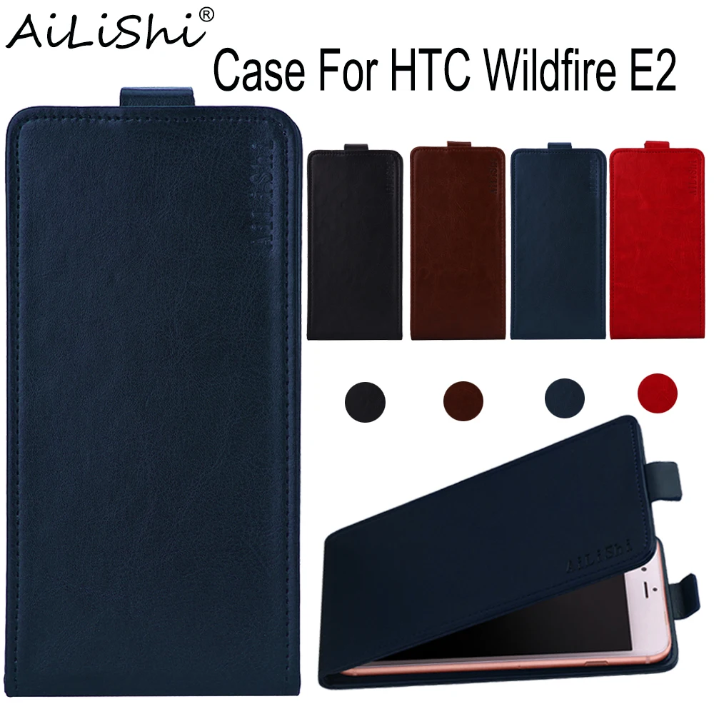 AiLiShi Case For HTC Wildfire E2 Luxury Flip Top Quality PU Leather Case HTC Exclusive 100% Phone Protective Cover Skin+Tracking