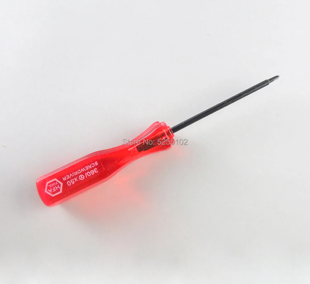 100PCS FOR NS Switch Joy Con PSP GBA DS 3DS XL 1.5mm Tri Wing Phillips screwdriver Y screw drive Tool 1.5MM Y Red Screwdriver