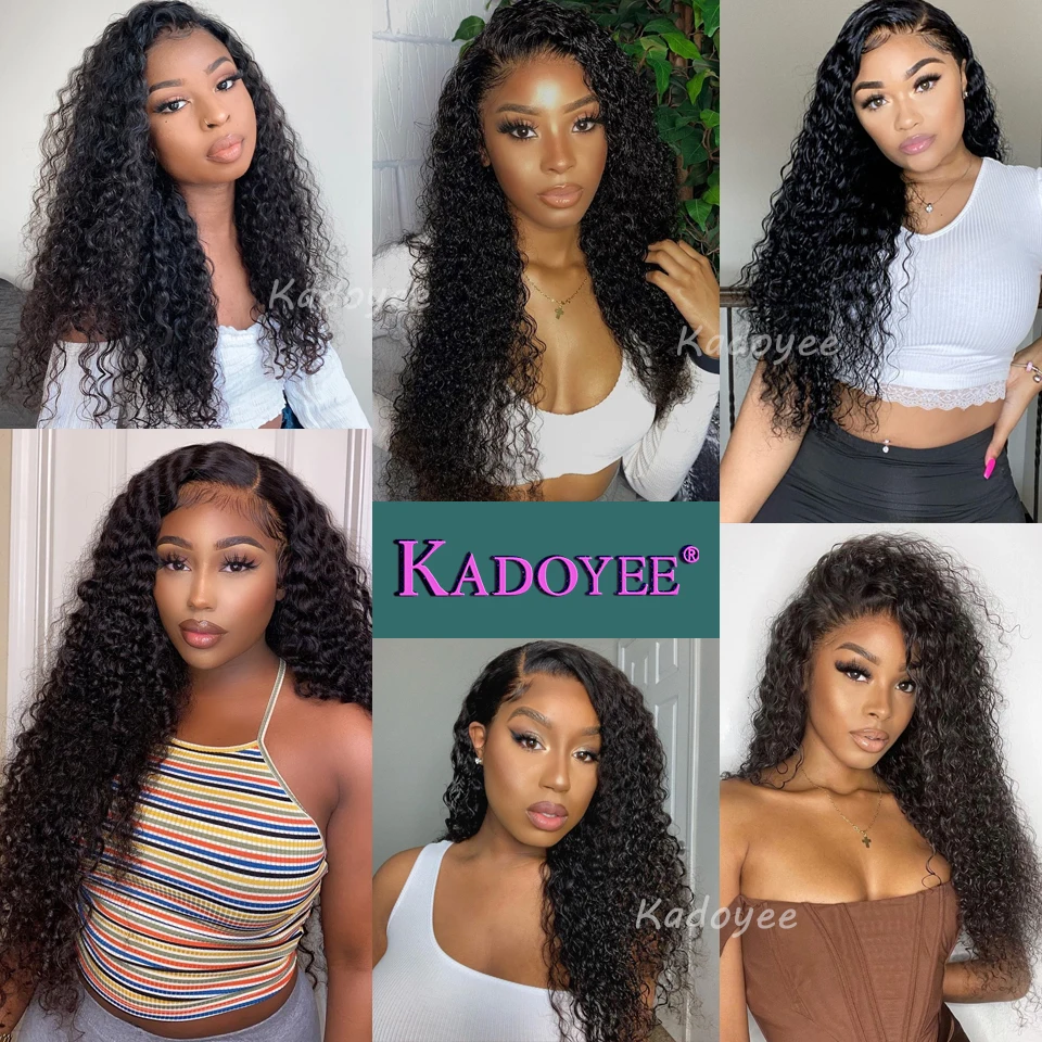 Wig rambut manusia keriting dalam HD 13x4 Wig renda depan dengan rambut bayi untuk wanita Wig keriting Malaysia renda depan rambut Remy hitam alami