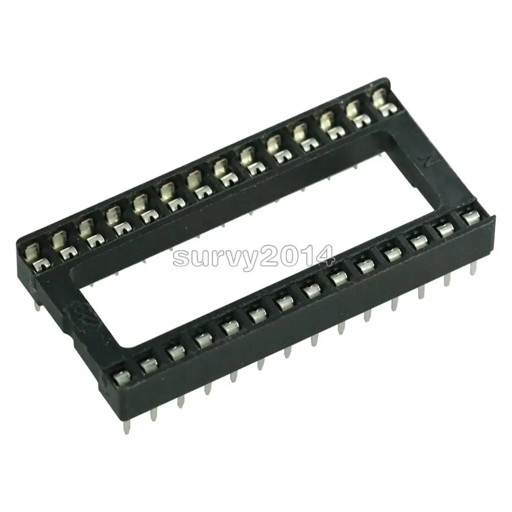 10PCS 28 pins breite DIP IC Steckdosen Adapter Solder Typ Sockel