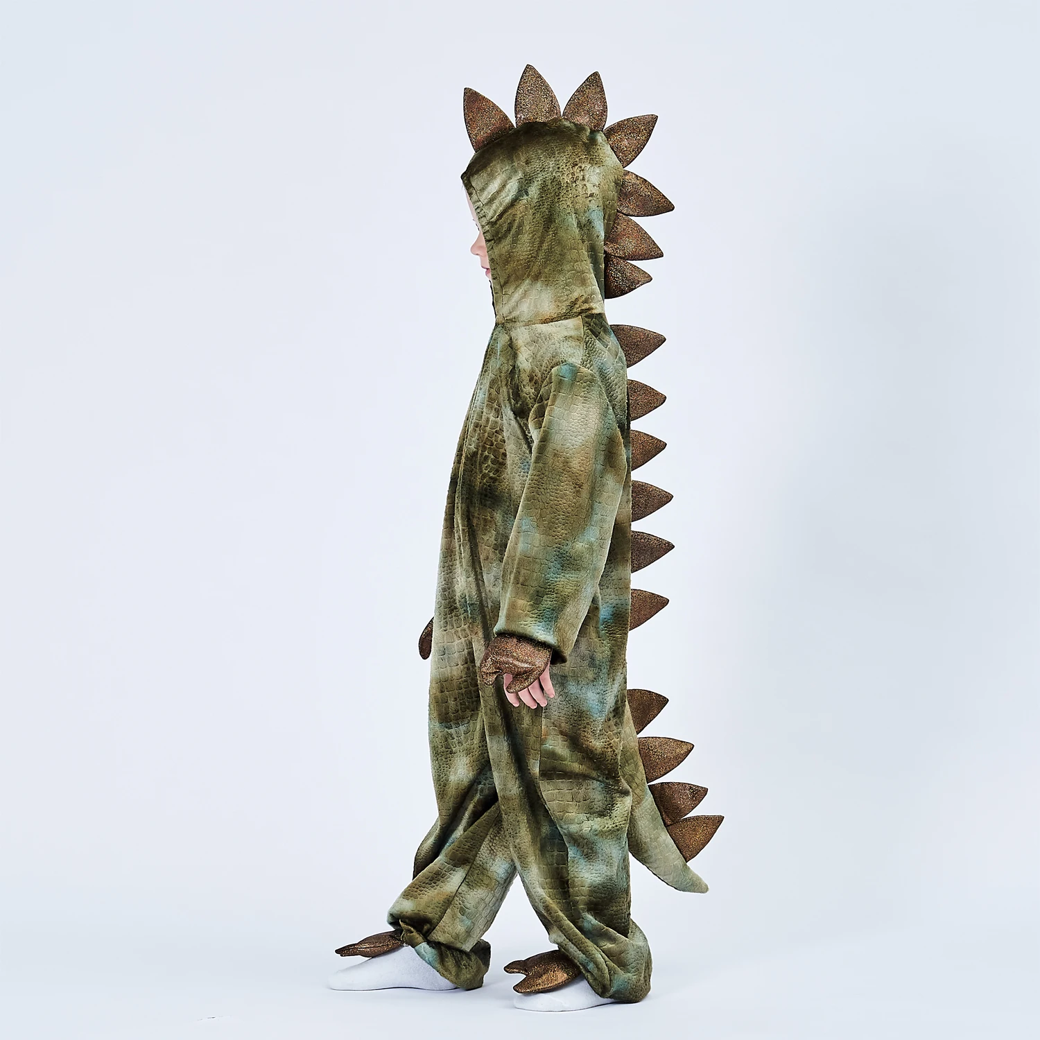 Disfraz de dinosaurio t-rex para niños pequeños, Disfraz de Halloween, Purim, fiesta, fantasía, vestido, mono con capucha, 2-8T