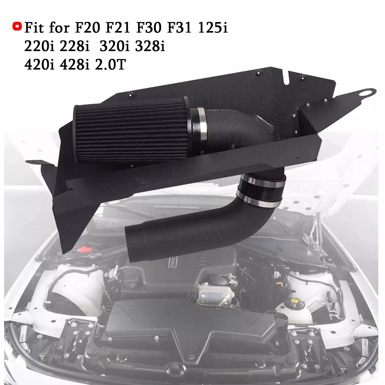 

Air Intake Pipe Kit for with Filter BMW F20 F21 F30 F31 125i 220i 228i 320i 328i 420i 428i 2.0T for Turbo Car Modification