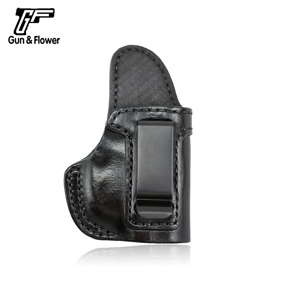 

Gun&Flower Walther PPK Concealment Quick Draw Leather Pouch Case IWB Holster Carry Gun Holster