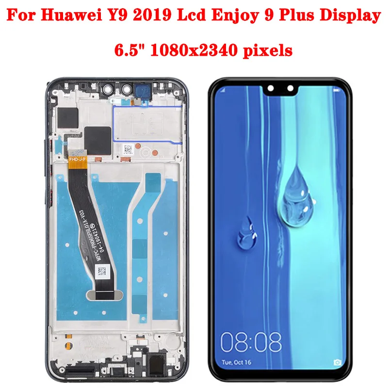 6.5“ Y92019 LCD Display For Huawei Y9 2019 LCD Touch Screen Digitizer Assembly For Enjoy 9 Plus JKM-LX1 JKM-LX2 JKM-LX3 Model