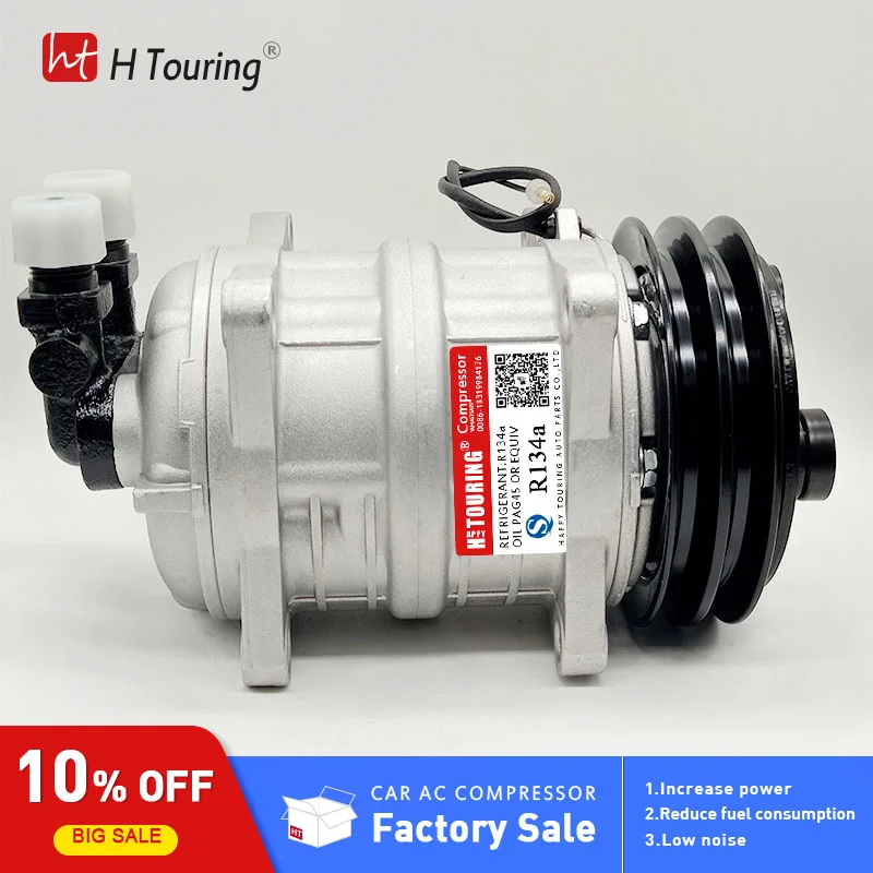 AC Compressor TM15 10355011 48845011 2521152 With Two Grooves Pulley 12V/24V