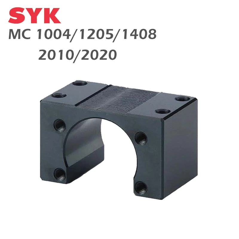 

SYK Nut Bracket ballscrew nut housing MC1004 MC1205 MC1408 MC2010 MC2020 for THK TBI HIWIN NSK PMI COMTOP GTEN ballscrew Nut