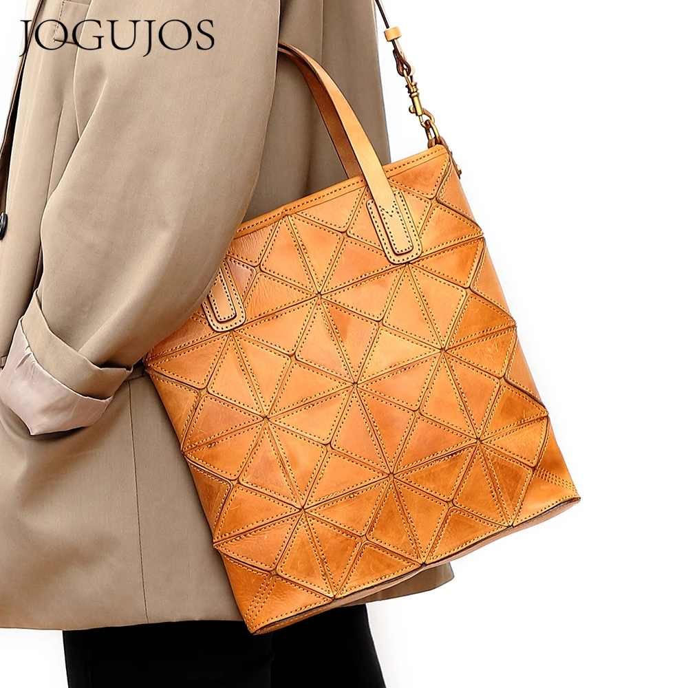 JOGUJOS Nuovo 2021 Borsa a tracolla da donna Borse a tracolla geometriche Famoso marchio femminile di grande capacità Totes Sac Femme Bolsas Feminina