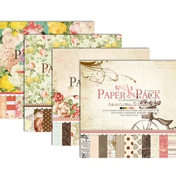 12 Inch ENO Greeting Craft Paper Scrapbook Paper Pad Retro Scrapbook Paper Bag DIY Happy Planner Card Making Diary Project