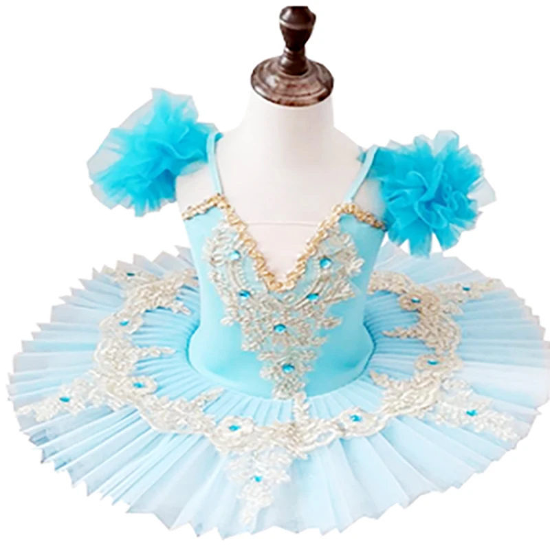 

2020 New Songyuexia Children's dance dress girl's ballet skirt women swan lake blue pink professional ballet tutu skirt