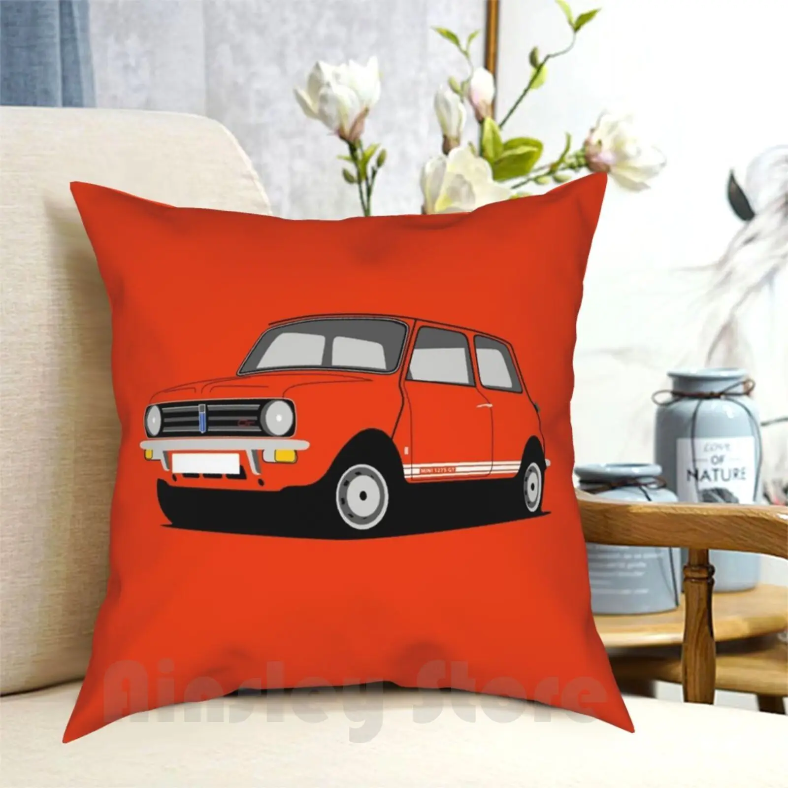 Classic Mini Clubman 1275 Gt Pillow Case Printed Home Soft Throw Pillow Classic Mini Clubman 1275 Gt Petrol Cc Inline 4