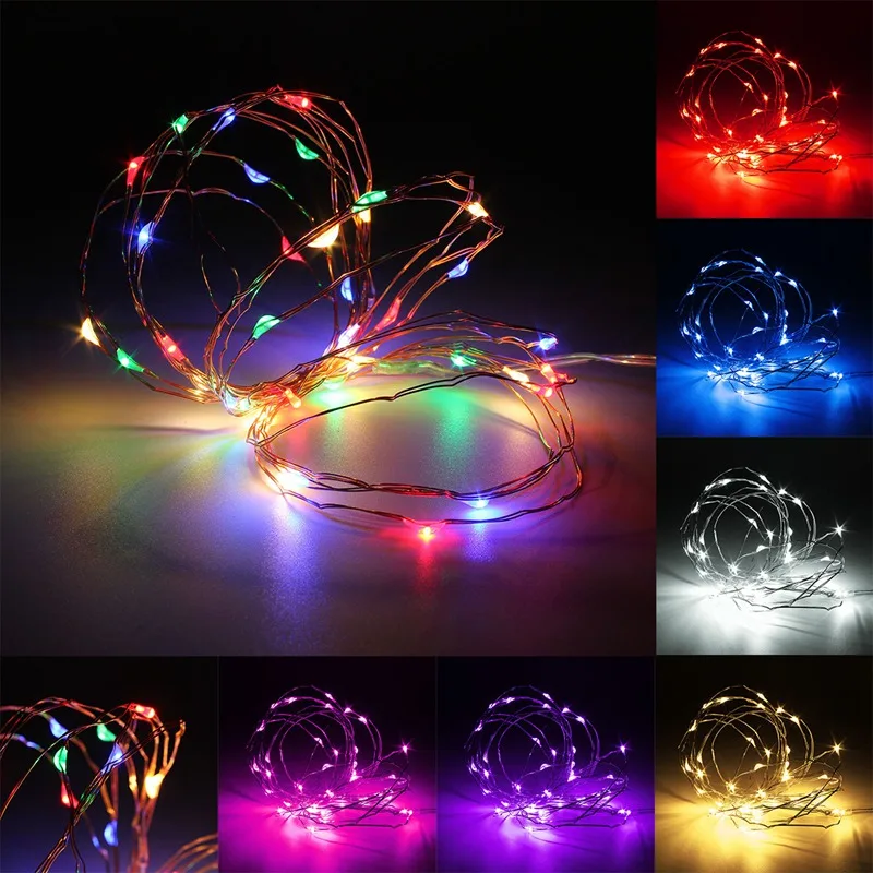 4M 40 LED luci a batteria a LED a batteria per ghirlanda di natale decorazione di cerimonia nuziale lampeggiatore di natale luci da fata Dropship