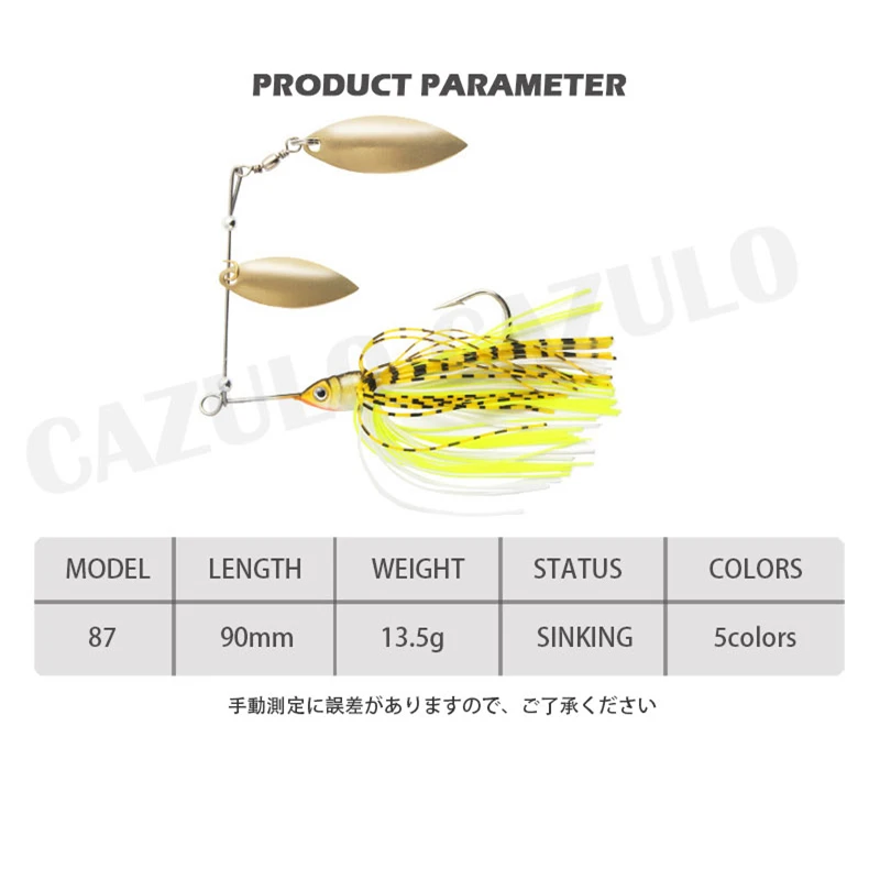 Sinking Spinnerbait Fishing Accessories Lure Isca Artificial Weights 13.5g 9cm Baits Spoon Wobblers Goods For Carp Tackle Leurre