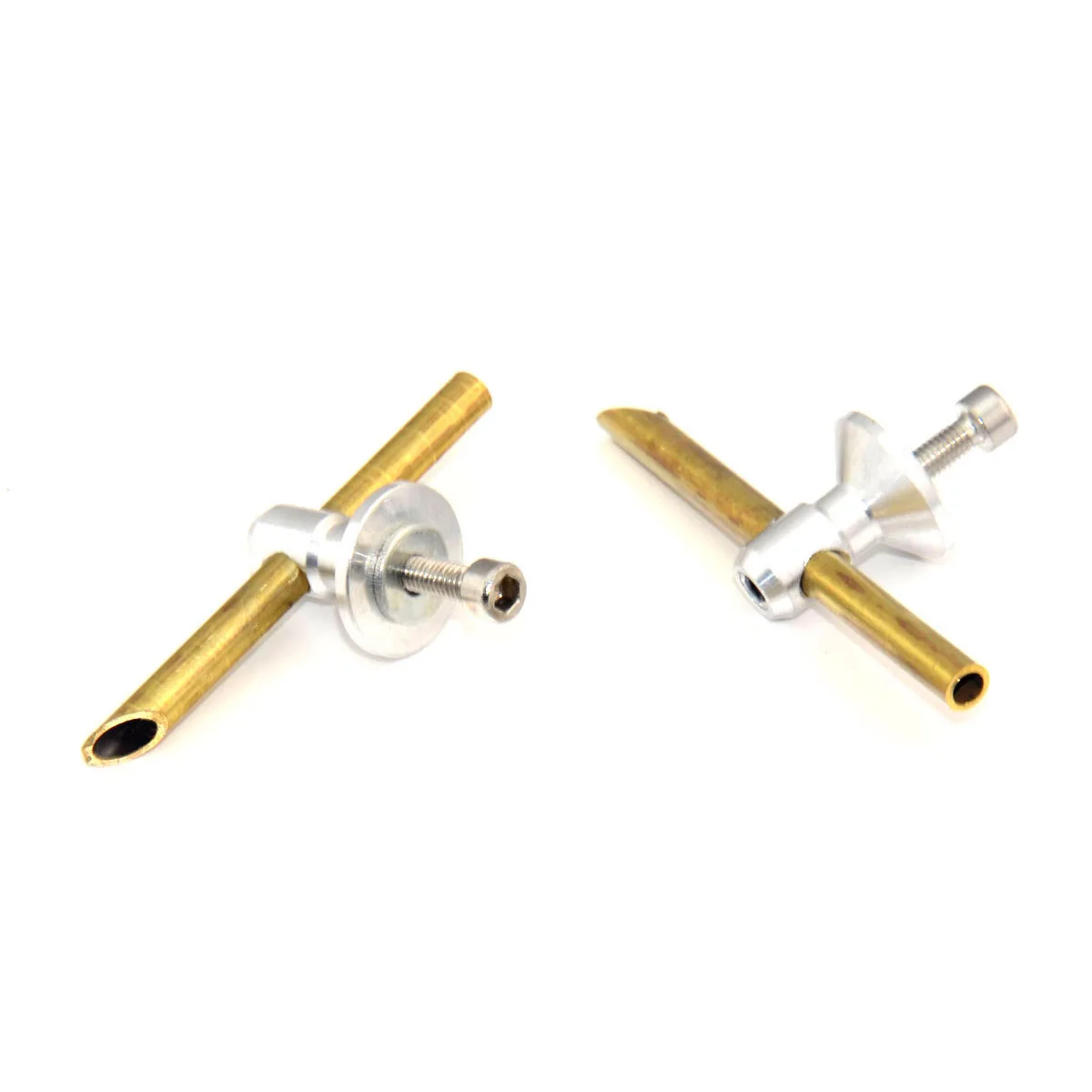 2Pcs RC Boat Inlet Wiper Water-cooled Inlet Nozzle CNC Base Brushless Water Cooling Spare Parts For RC Boat