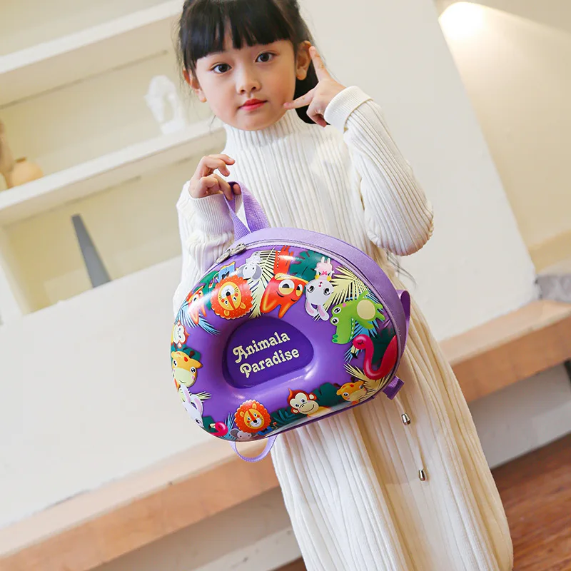 Anti-lost Cartoon Unicorn Backpacks for Girls Child Egg Shell School Bags Lovely Rainbow Backpack Mochilas Escolares Kawaii Bag