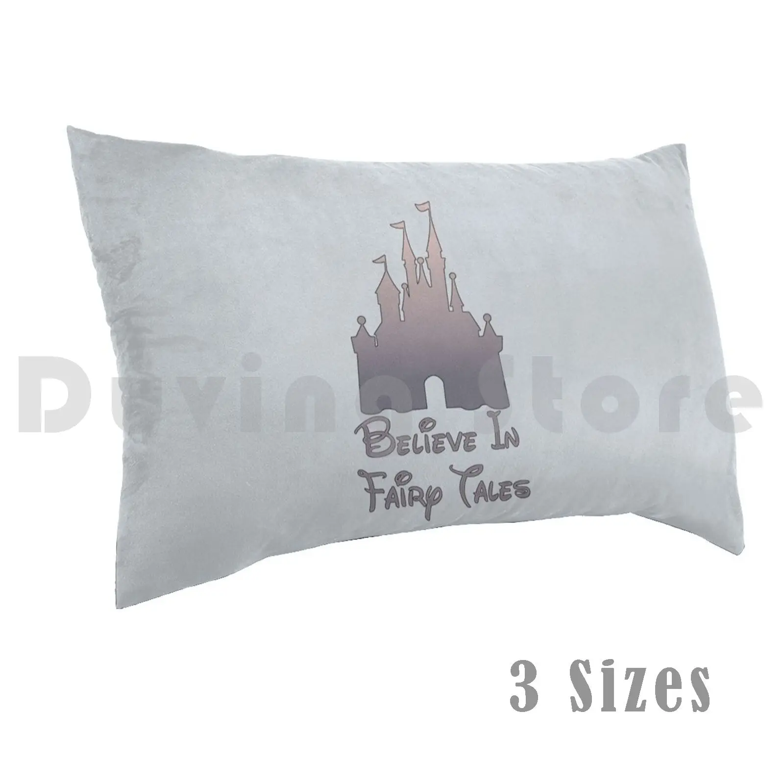 Believe In Fairy Tales-Rose Gold Pillow Case Printed 50x75 Believe In Fairy Tales Mpopsmsocks Wdw Sleeping